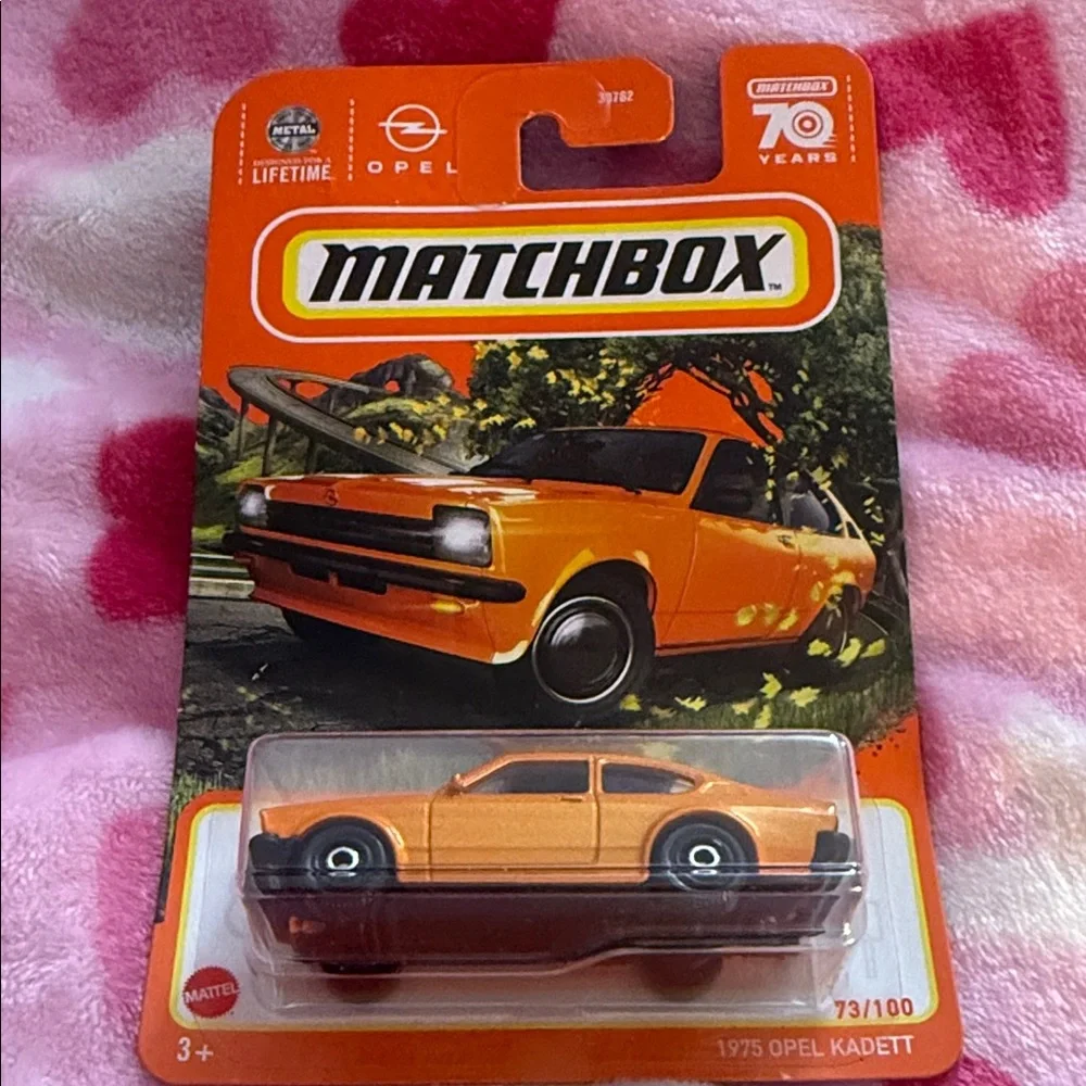 Matchbox Orange Opel Kadett Toy Car